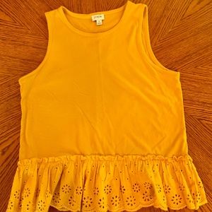 J. Crew ruffled tank